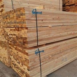 建筑工程木方批发价格 呈果木业批发30x30花旗松木方价格优惠