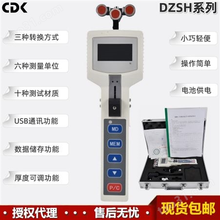 现货德克DZSH系列张力测试仪便携手持式带数据储存功能数显张力计