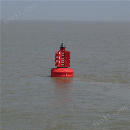 航道沉船警示浮标 水上施工警戒浮筒带灯