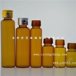 生产C型口服液瓶 金色易通易拉铝盖 棕色口服液瓶  管制口服液瓶