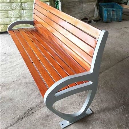 扬州广场成品休闲坐凳 物业居民休闲长条板凳椅加工定做