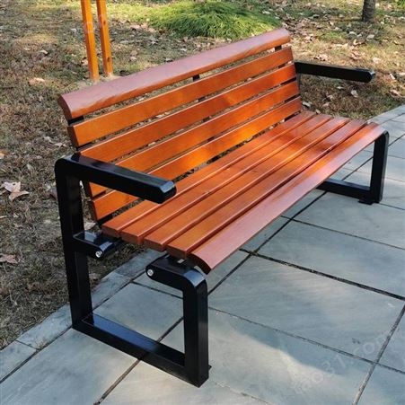 盐城公园景点长凳定做厂家 景区长条椅子加工生产 铸铁公园椅货源地