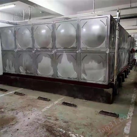 山东玻璃钢水箱厂家 玻璃钢消防保温水箱定制 SMC模压水箱 工业组合式消防水箱 润隆支持定制安装
