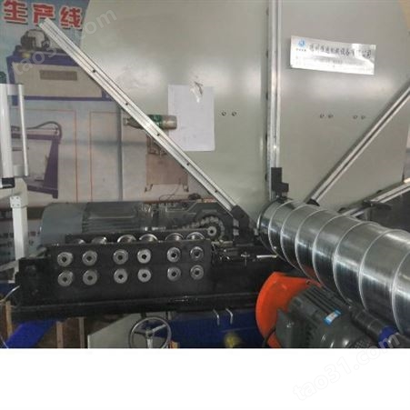 镀锌螺旋风管机管模螺旋风管机生产视频 德州恒迪机械