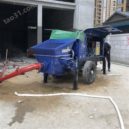 大型细石混凝土输送泵租赁 砂浆细石混凝土输送泵出租 天旺机械