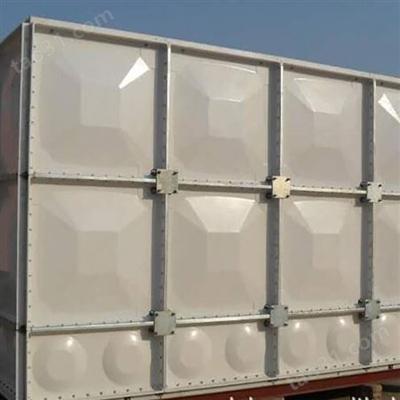 润隆定制 内蒙玻璃钢人防水箱 树脂水箱 SMC组装式水箱 不锈钢饮用水水箱