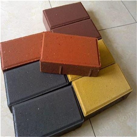 武汉彩色水泥砖 彩色水泥砖价格 彩色道板砖厂家--记中工程