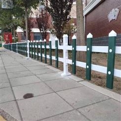仿木围栏 仁久菜园子围栏厂家 郑州pvc护栏 绿化带栏杆