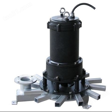 如克出售水下曝气增氧设备 不锈钢材质之曝气盘连续使用寿命长 QXB潜水增氧曝气机