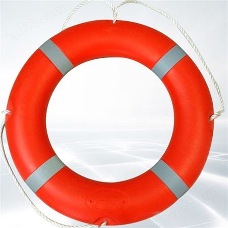 直营CCS证书聚乙烯救生圈船用成人救生圈防汛救生圈水上作业