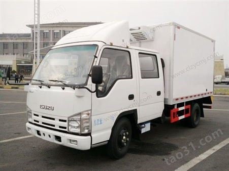 湖北程力福田欧马可5.1米冷藏车   