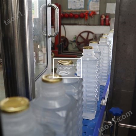福建　自动化PE瓶铝箔封口机 酸奶灌装设备 全自动铝箔灌装封口设备
