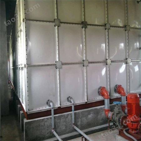 组合式防腐玻璃钢水箱 80立方箱泵一体消防水箱 春田环保 定制