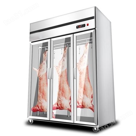 不锈钢挂肉柜|商用挂肉柜|立式冷鲜肉挂钩保鲜柜