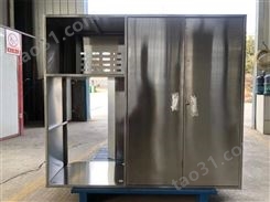 乾昊QH20211220双层右对开门不锈钢储物工作柜