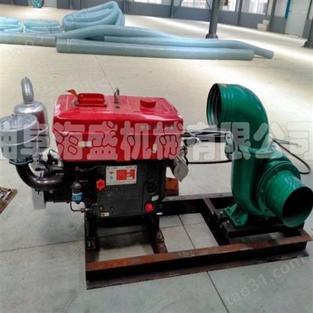 200mm柴油移动水泵工地排积水抽水泵680立方离心排涝泵