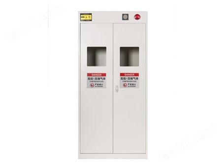 ZENAO/振奥厂家防爆气瓶柜实验室气瓶柜漏气报警气瓶柜乙炔气瓶存储柜