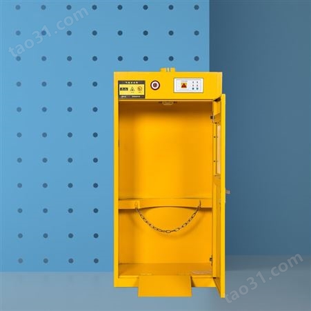 全钢防爆气瓶柜 实验室气体存储柜 甲烷氧气煤气单瓶柜