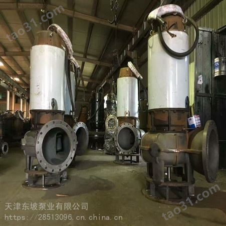 天津JYWQ型自动搅匀潜水排污泵-200WQ变频耦合装置排污泵