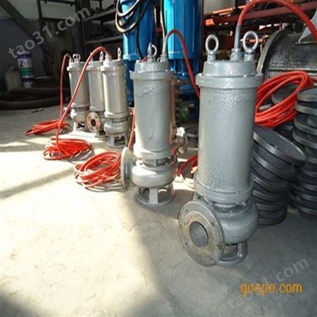 不锈钢污水泵-不锈钢抽水污水泵100WQ100-20-11小型污水泵