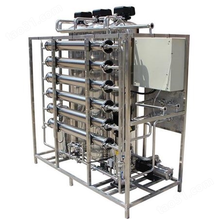3吨纯净水全不锈钢材质设备大型水处理商用净水机器反渗透一级过滤RO设备