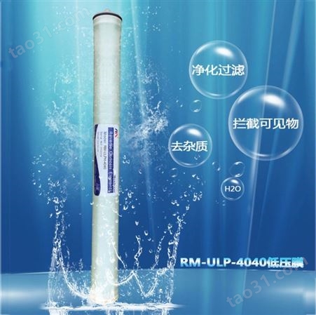 润膜 RM-ULPH-4040 商用工业纯净水设备 国产润膜 4040RO反渗透