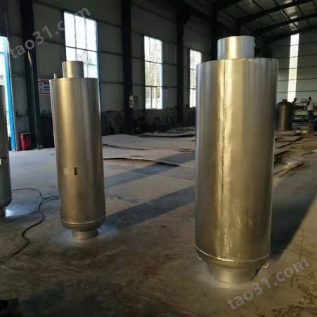 真空泵排汽消声器 双银真空泵排汽消音器 化工厂专用真空泵排汽消音器