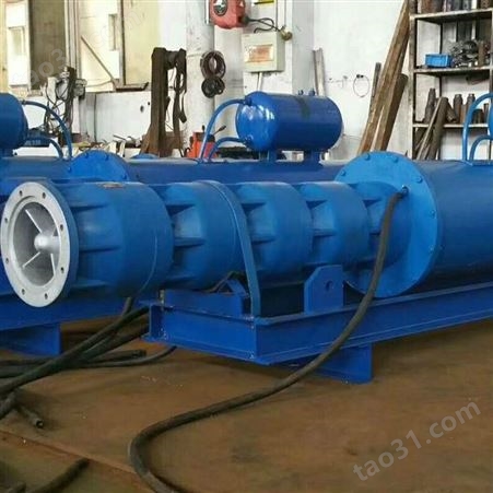矿用卧式潜水泵_300QKS系列潜水泵_流量150方至400方
