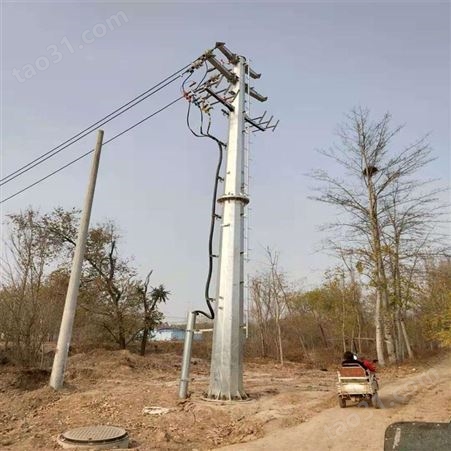 萍乡电力钢杆 耐张输电钢杆