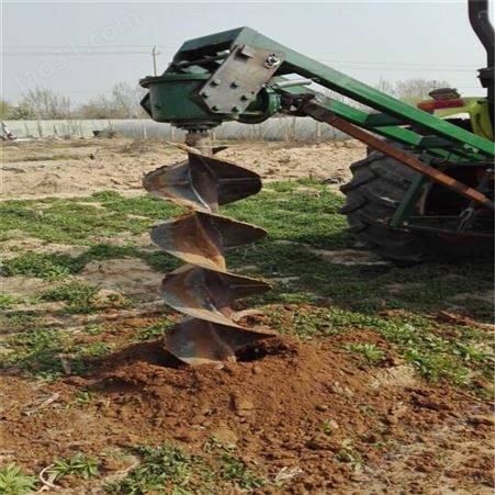 大型加深挖坑机车载式林业种植树木挖坑机双钻头硬土质挖坑种植机大直径深度可调挖坑机