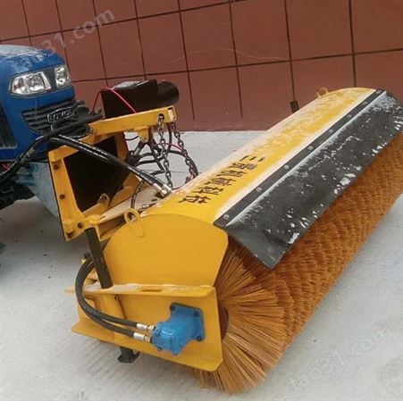 小型滚刷扫雪机 滑移装载机扫雪机滚刷 性能稳定 除雪效果好