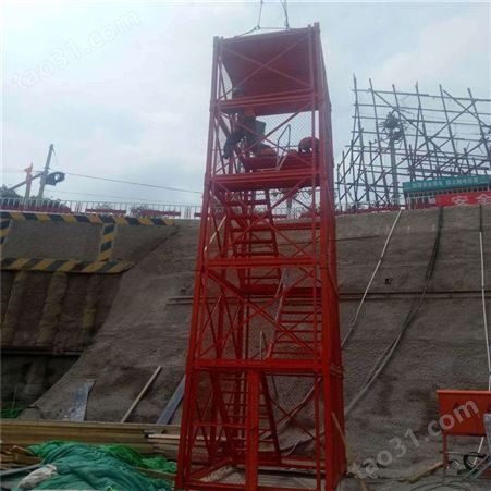 辉县 箱式梯笼 深基坑安全梯笼 墩柱施工封闭式安全通道 加工