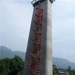 众鹏机械 桥梁墩柱施工安全爬梯 现货供应安全爬梯 施工框架式安全爬梯 可定制