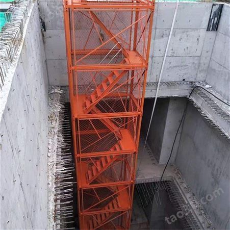 售后良好 施工梯笼 爬梯组合式梯笼 来图定制 基坑梯笼