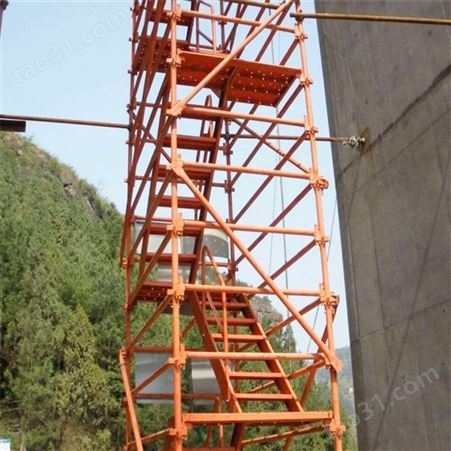 砚常 盘扣式安全爬梯 建筑施工安全爬梯 组装式安全爬梯 地铁基坑安全爬梯