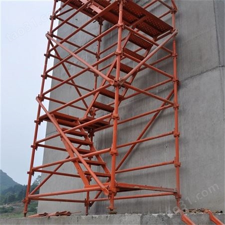 方管箱式安全爬 拆卸式爬梯 箱式挂网安全爬梯 路桥施工爬梯 快速发货