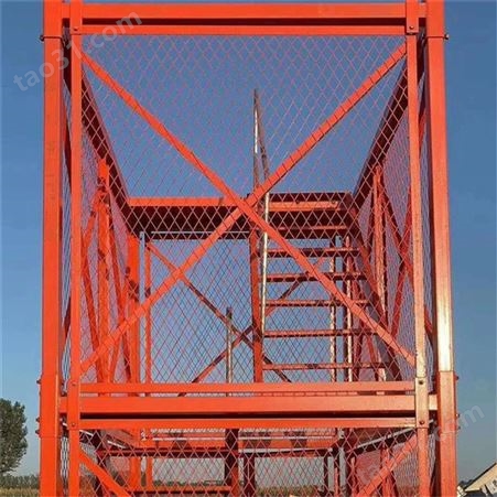 安全基坑墩柱梯笼 深基坑安全梯笼 z字形梯笼 厂家发货 梯笼