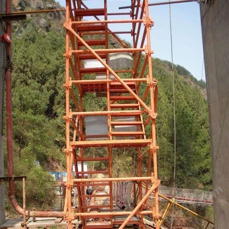 基坑施工安全爬梯 建筑施工安全爬梯 桥梁施工安全爬梯 河北砚常