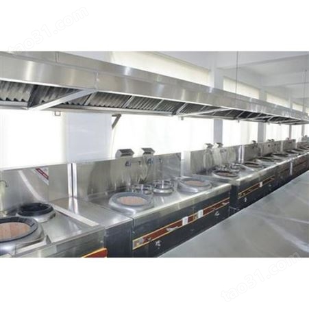 延安_榆林商用厨房设备排烟罩油烟管道定做安装厂家
