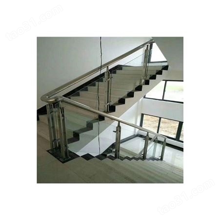 安康不锈钢玻璃护栏杆扶手_楼梯扶手护栏安装