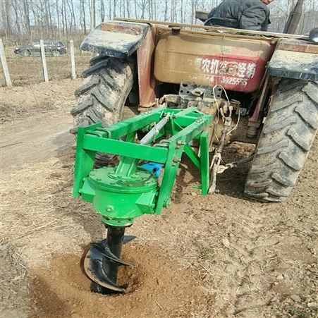 多用途果园施肥挖坑机 单人操作开沟机除草机 汽油打坑机