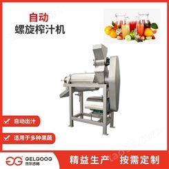杰尔古格 水果螺旋榨汁机 商用全自动果蔬榨汁机械