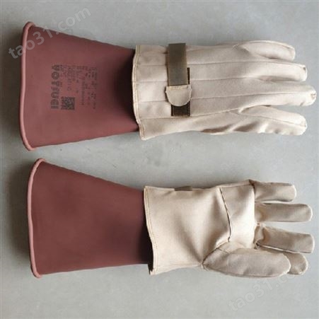 驰庭日本YS103-12-02羊皮防护手套绝缘皮质机械防护手套