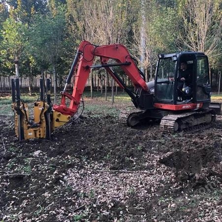 挖树苗机定制  挖机农林机械欢迎您