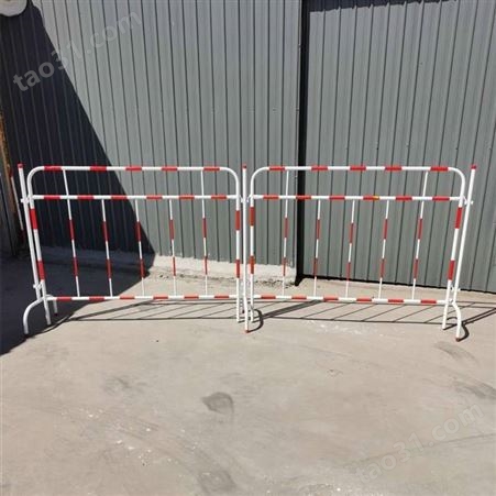 厂家一体式可移动围栏 仓储会场移动护栏网 铸铁护栏 尺寸可定做