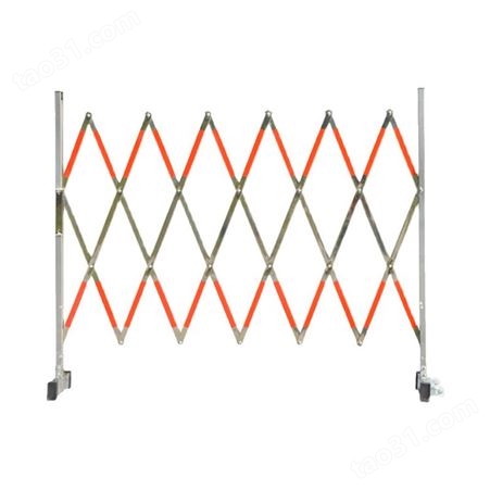 驰庭玻璃钢伸缩围栏 管式可移动片式 管式电力施工警示隔离栏