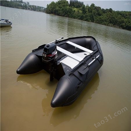 驰庭冲锋舟充气钓鱼船3.3米漂流艇气垫船充气艇加厚漂流艇