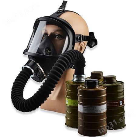 驰庭应急消防救援综合防毒MF14型防毒面具消防过滤式综合防毒面具