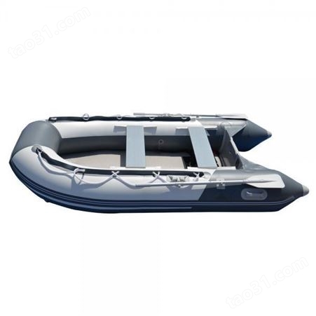 驰庭可折叠式充气冲锋舟 便携式铝合金底橡皮冲锋舟