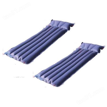 驰庭床野营充气床垫 橡胶气垫床1.96m*0.74m 单人管式气垫床